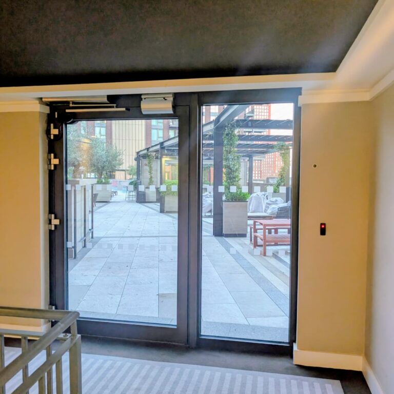 auto doors gates access control door entry intercom installers london essex bs en 16005