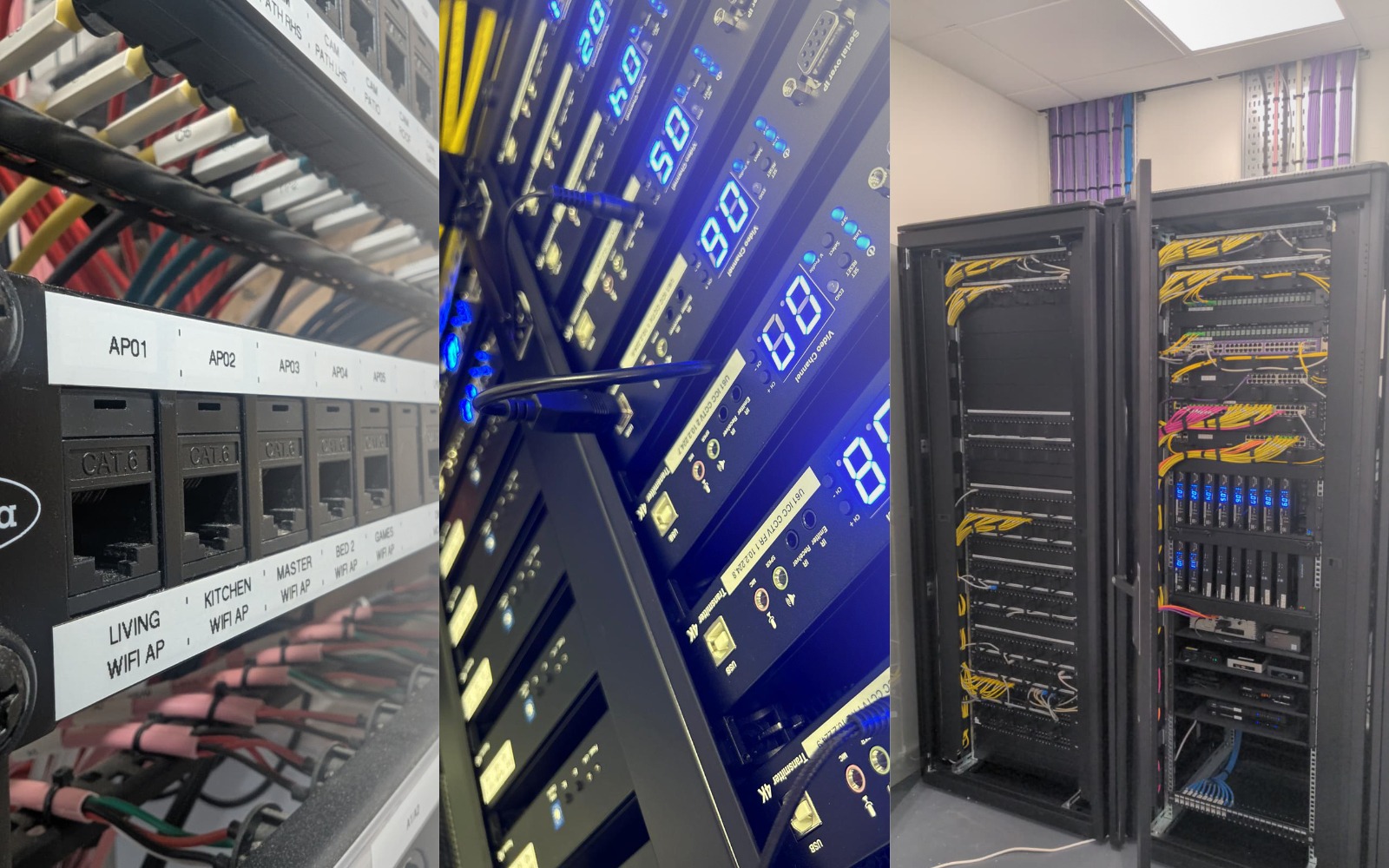 IT Networks Data Wifi Fiber Rack Datacentre Installers London South East Essex Kent